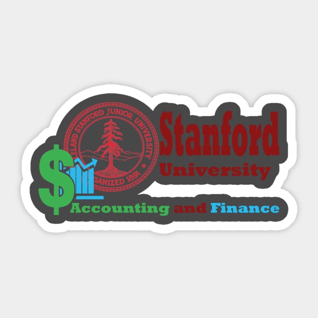 accounting and finance stanford Sticker by AMIN